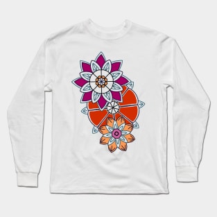 Lesbian Pride Flowers Long Sleeve T-Shirt